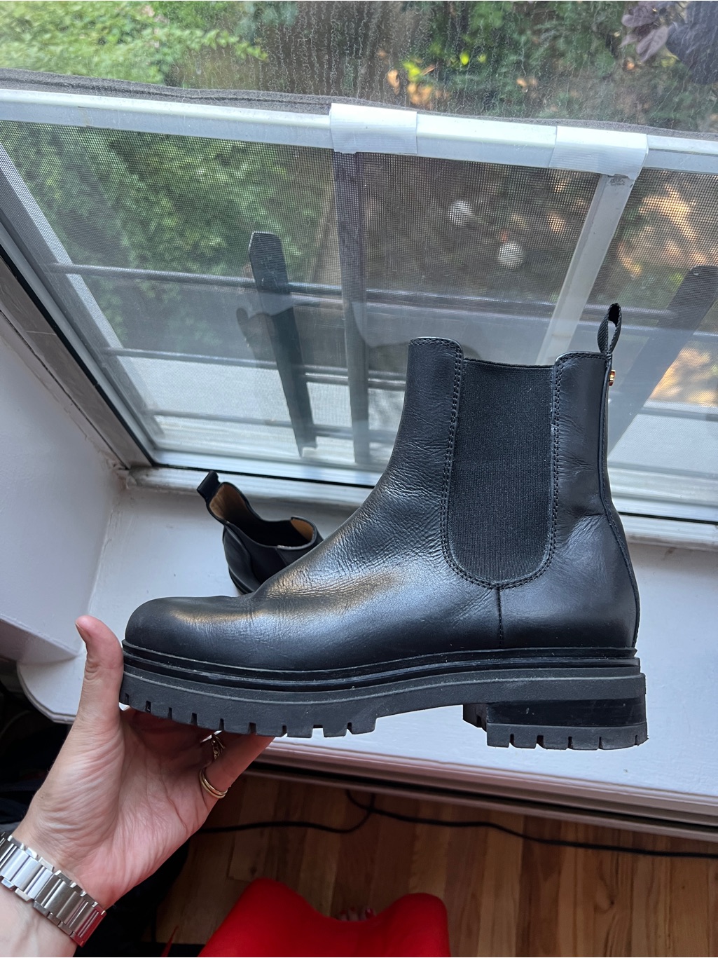 Margaux West Chelsea Boots - Black Calf Leather
